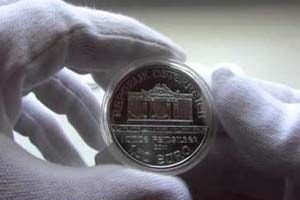 монета венская филармония серебро