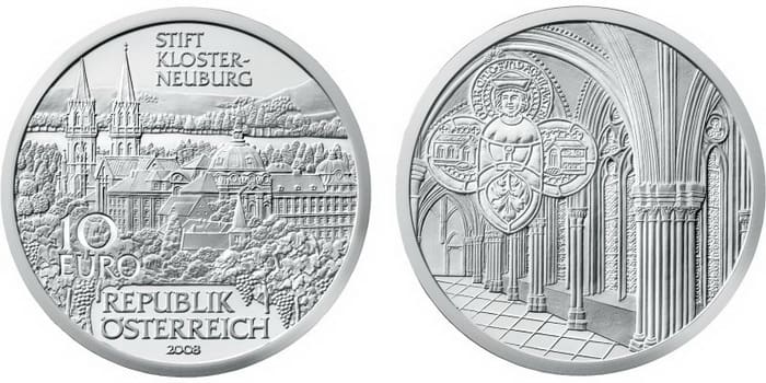 монета знаменитые аббатства Австрии