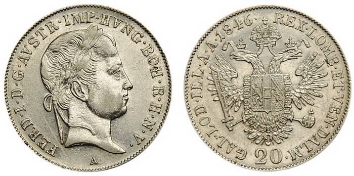 20 silver kreuzers 1746