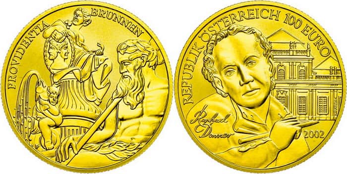 Sculpture gold coin