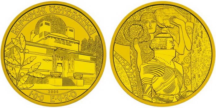 Vienna Secession gold coin