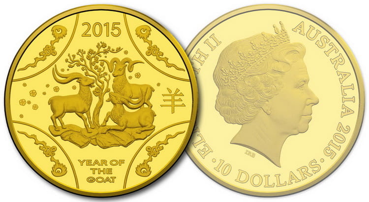 Australian gold Coins of the Lunar Series