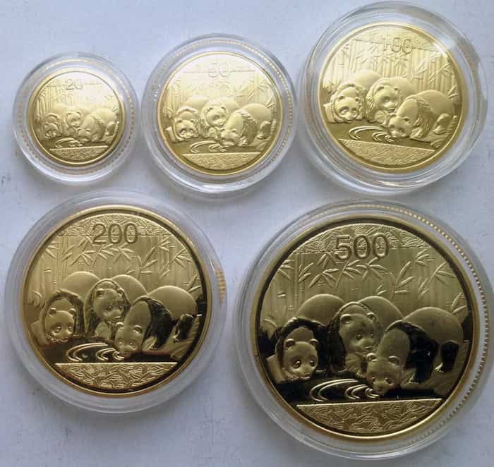 тираж монет китая