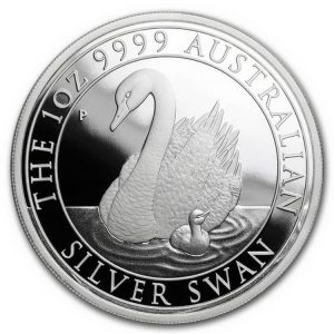 Реверс 1 австралийского доллара из серебра