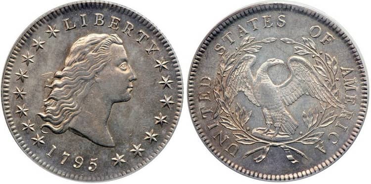 1 доллар 1795г
