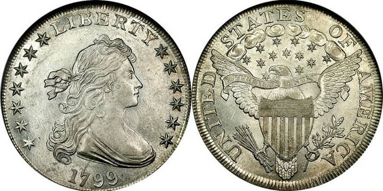 1 доллар 1799г