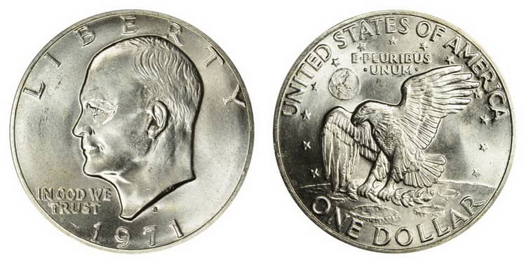1 доллар 1971г