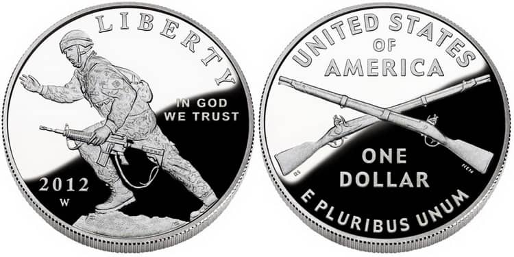 1 доллар 2012г