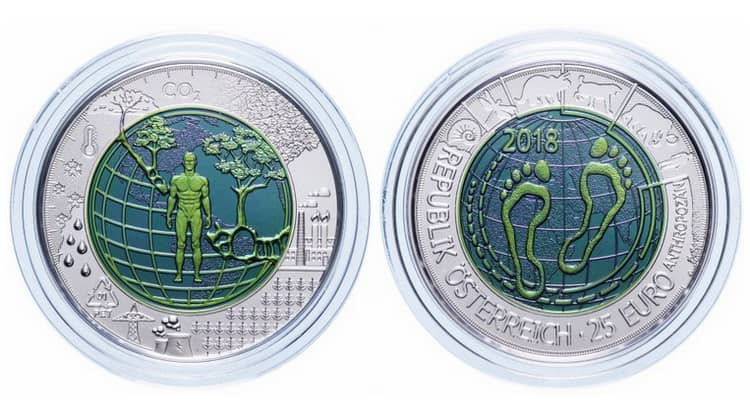 25 Austrian euros coins
