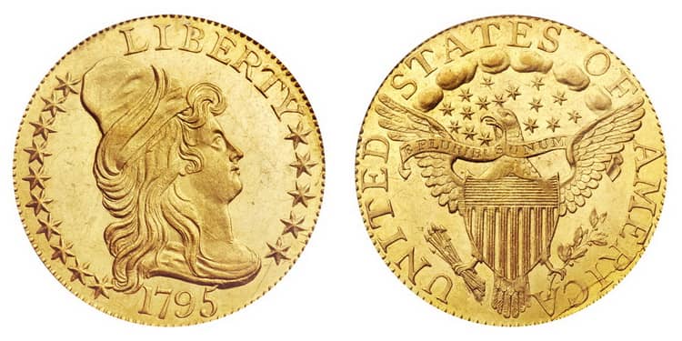 5 долларов США 1795-1807