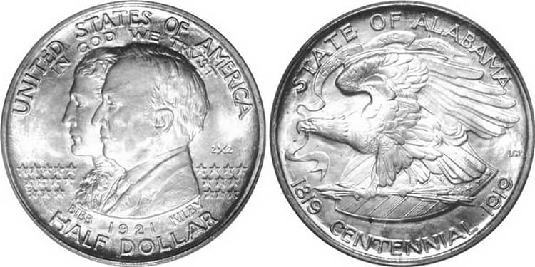 50 центов 1921г