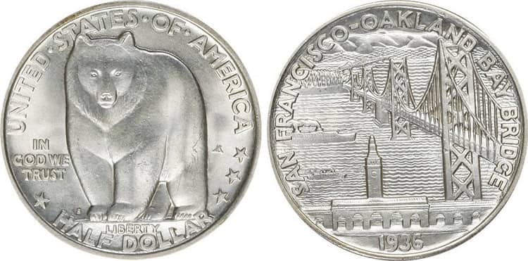 50 центов 1936г