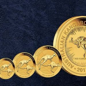 Золотые австралийские монеты серии Кенгуру
