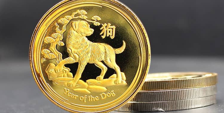 Золотые австралийские монеты Лунной серии