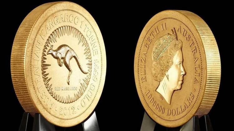 Австралийские монеты серии Золотой самородок