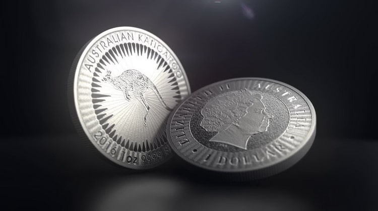 Australian silver coins of the Kangaroo series