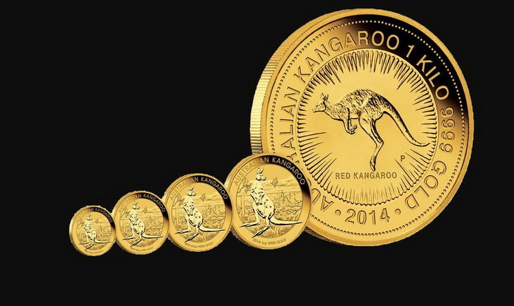 Варианты монет с кенгуру
