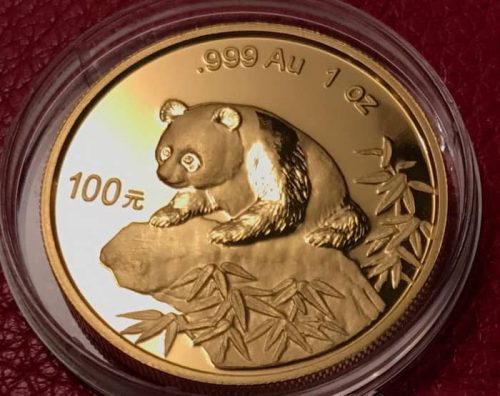Золотая Панда 100 юаней
