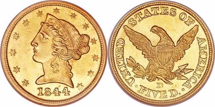 Золотой Двойной орел 20 долларов Сент-Годенс