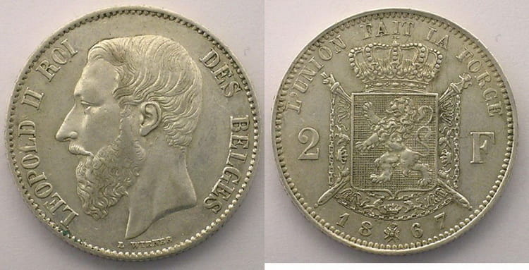 Монета с изображением Лепольда 2