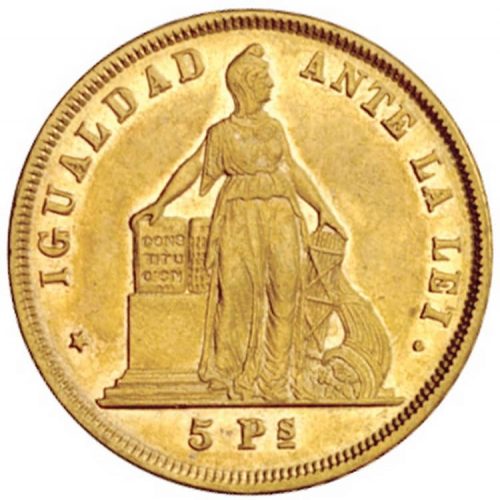 Монета чили Выпуск 1896-1917