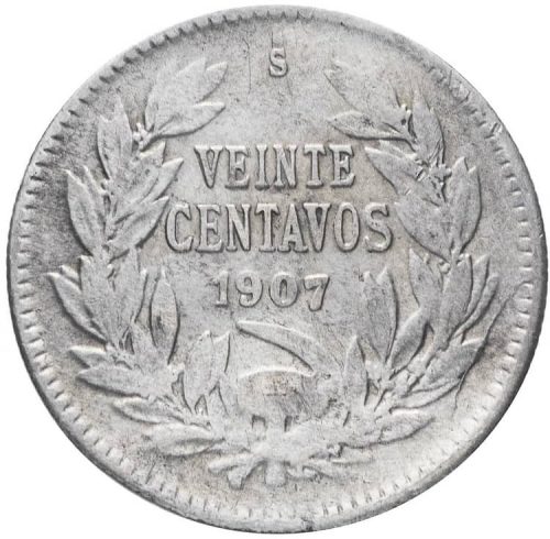 Монета чили выпуск 1802-1905