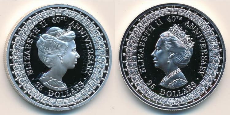 Серебряная монета посвящена 40-летию правления Екатерины II