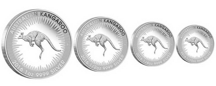Серебряная монета серии «AUSTRALIAN KANGAROO»