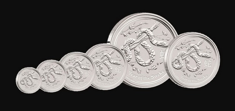 Серебряные монеты «Лунной» серии Змеи