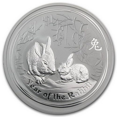 Серебряные монеты «Лунной» серии Кролик