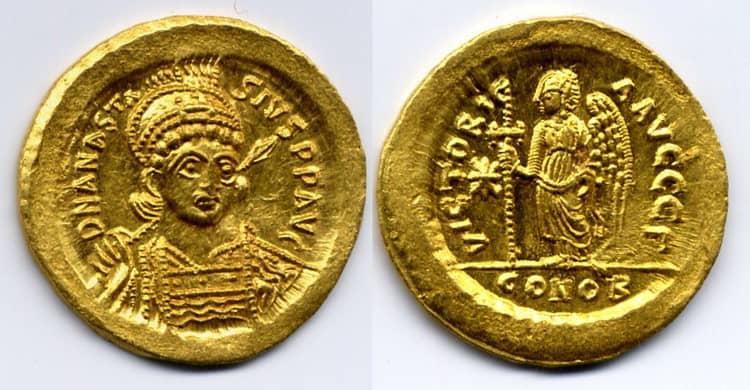 Солид Анастасиуса I (491-518)-min