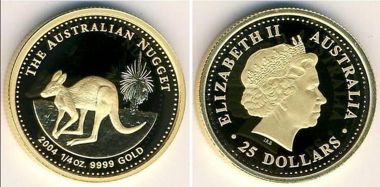 золотые австралийские монеты серии Кенгуру