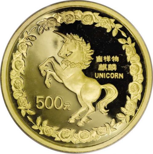 китайская золотая монета