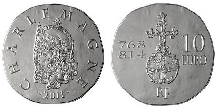 монета 2011 года Франции