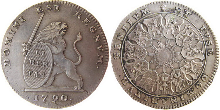 монета бельгии 1790