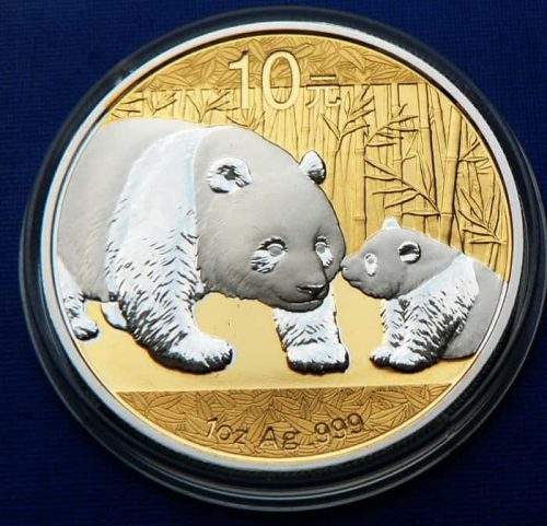 монета серии панда