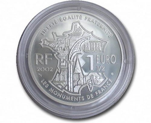 памятная монета Франции 2002 года