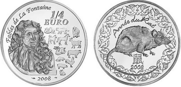 памятная монета Франции 2008 года