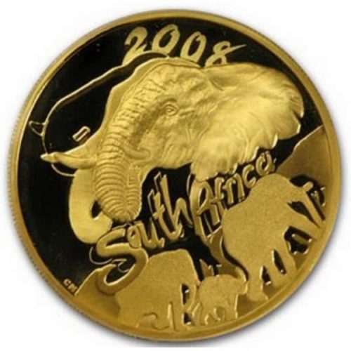 «Гиганты Африки. Слон» чеканки 2008 г.