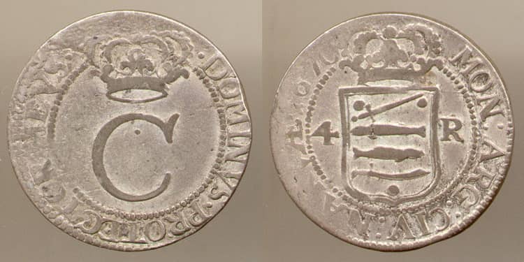 4 эре 1670-1671 гг. «Карл XI»