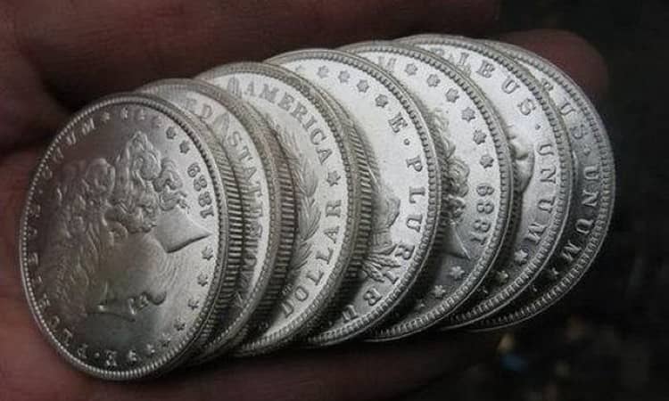 British silver coins of Royal coinage