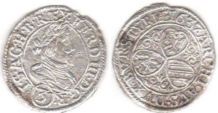 Чеканка Фердинанда III 1637-1657 гг