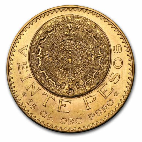 старинные золотые мексиканские песо