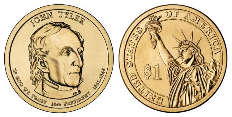 золотая монета президента Талера