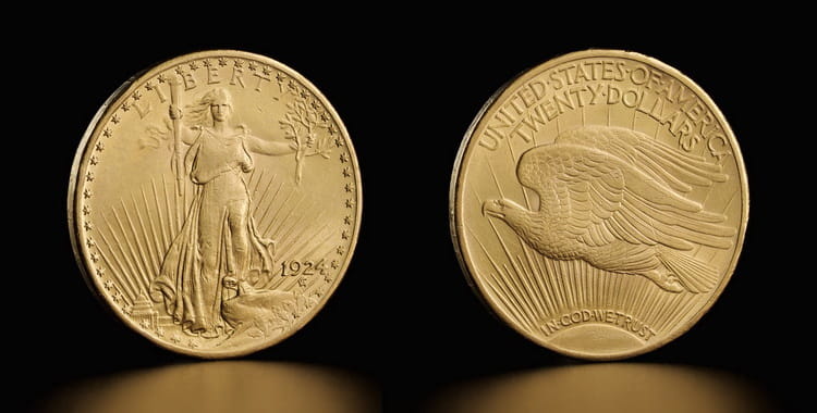 Золотая монета Сент-Годенса