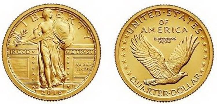 Характеристики золотой свободы Американський Золотий Орел 50 $