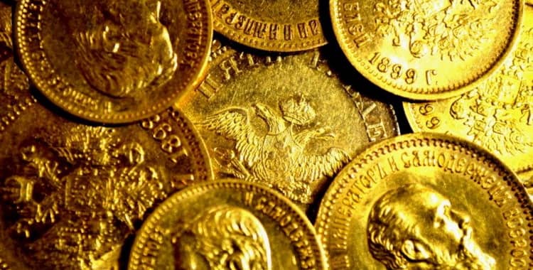 Золотые монеты царской России