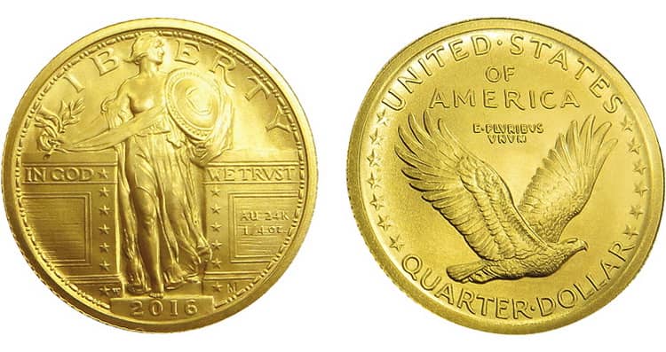 Монета стоящей свободы 2016 года