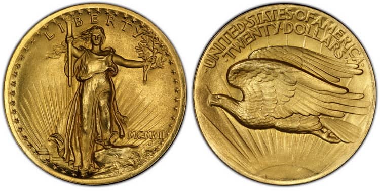 золотая монета двойной орел 1866 года