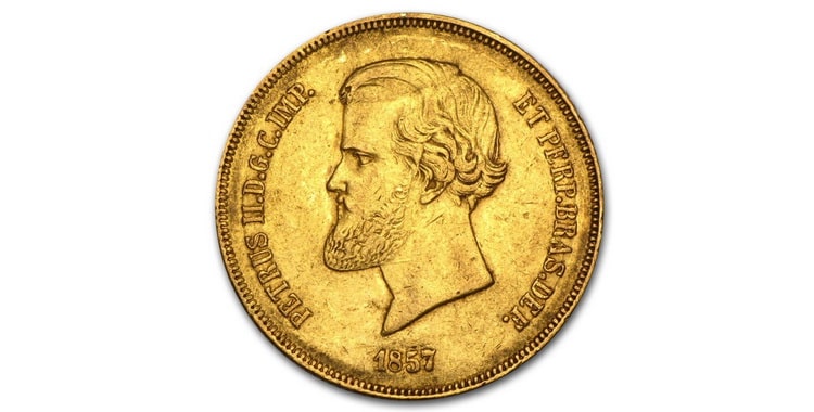 Золотые монеты Бразилии